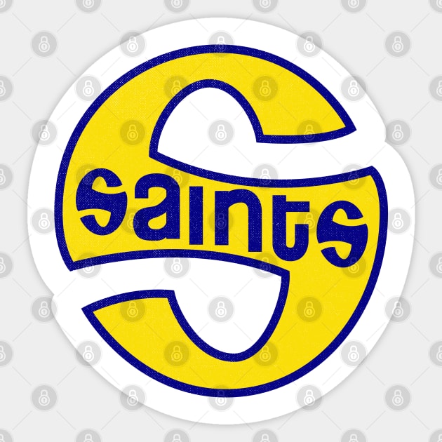 Defunct Minnesota Saints WHA Hockey 1976 Sticker by LocalZonly